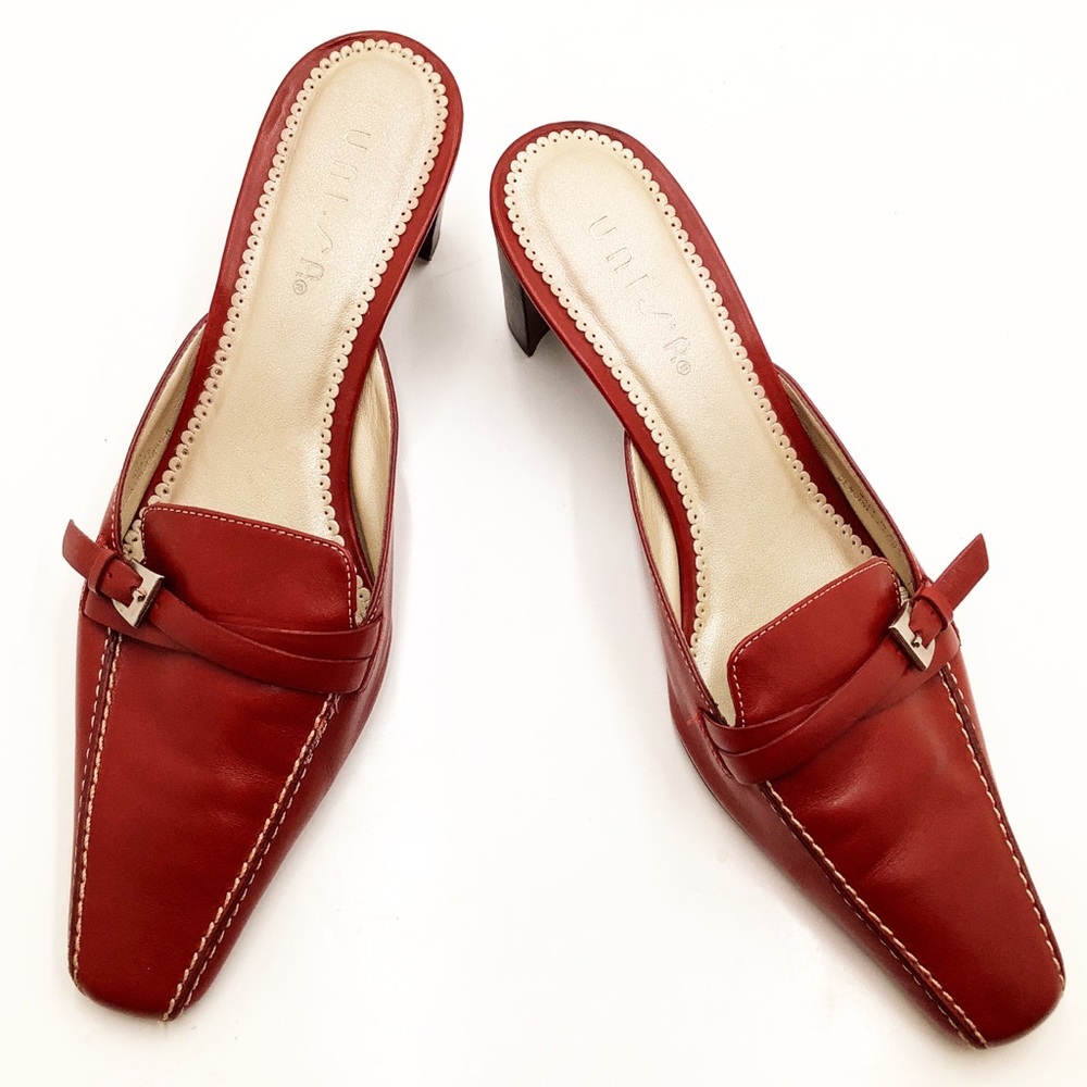 {Unisa} Leather Stitched Mules - Picture 2 of 7